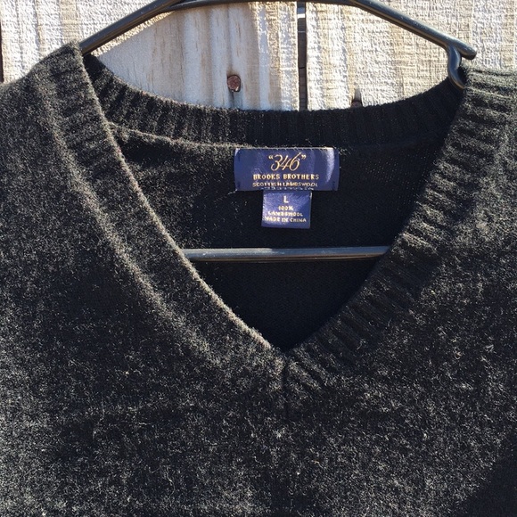 Brooks Brother sweater lambswool L - Picture 4 of 7